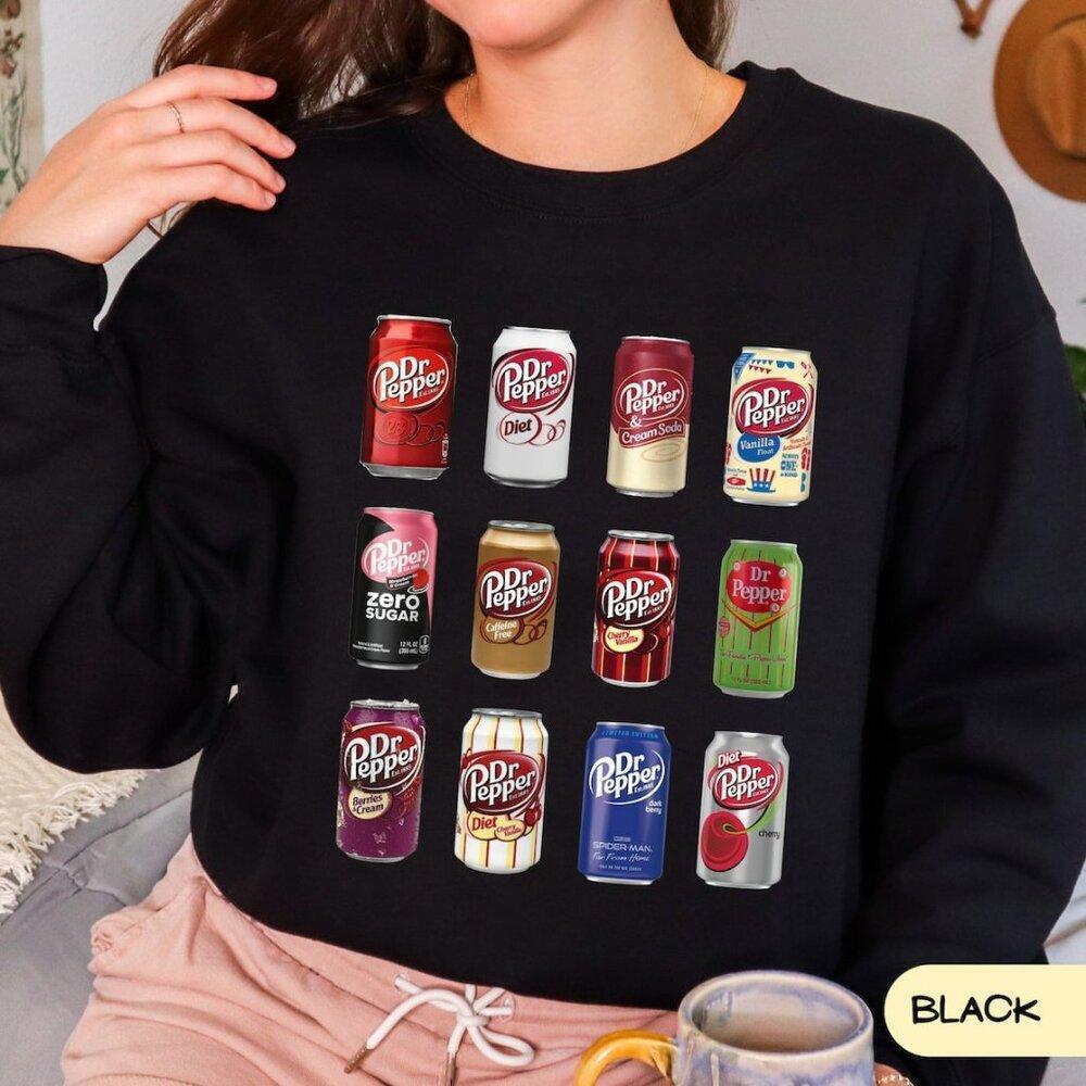 Dr Pepper, Dr. Pepper Sweatshirt, Soda Sweatshirt, Pop Sweatshirt